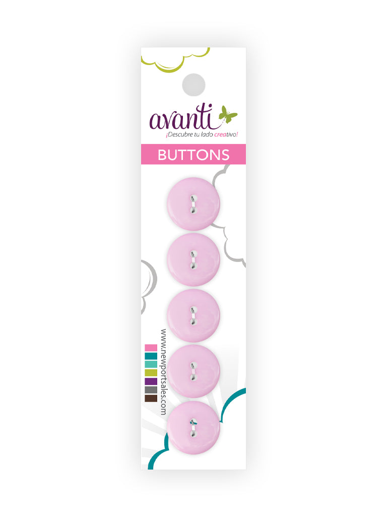 Sewing Buttons – 23L (13.0mm / 0.51 inches) with 2 Holes – Perfect for Heavy Coats, Jackets & Accessories, 12-Pack