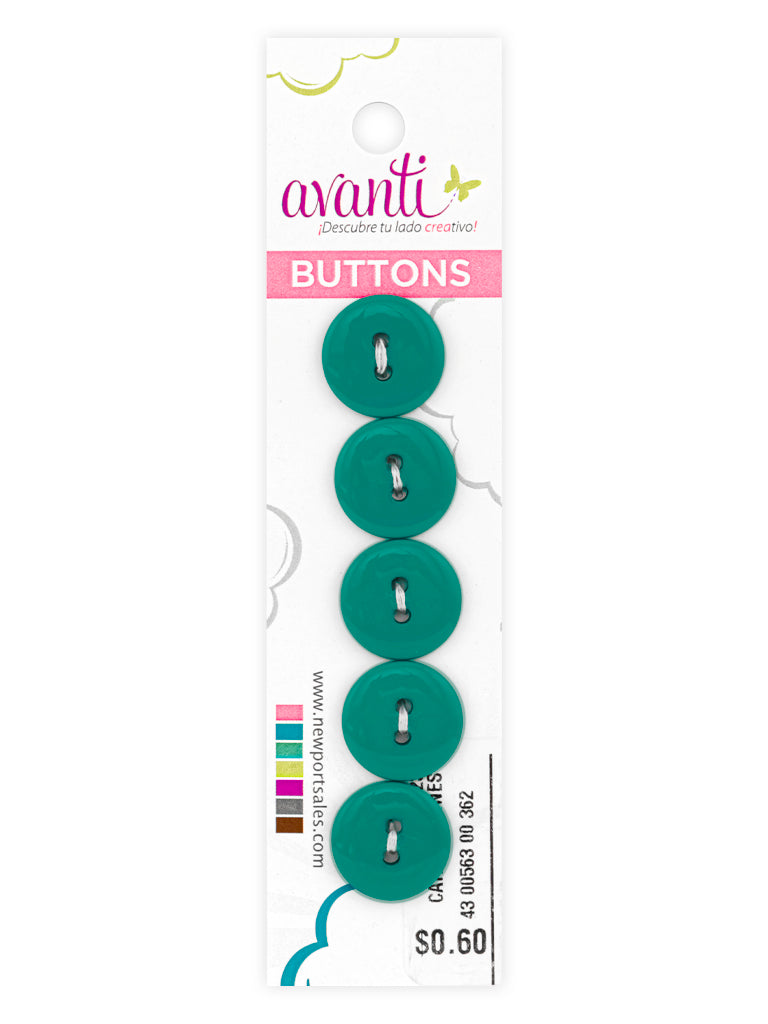 Sewing Buttons – 23L (13.0mm / 0.51 inches) with 2 Holes – Perfect for Heavy Coats, Jackets & Accessories