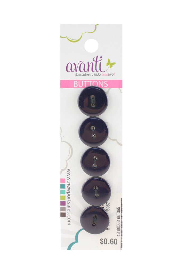 Sewing Buttons – 23L (13.0mm / 0.51 inches) with 2 Holes – Perfect for Heavy Coats, Jackets & Accessories