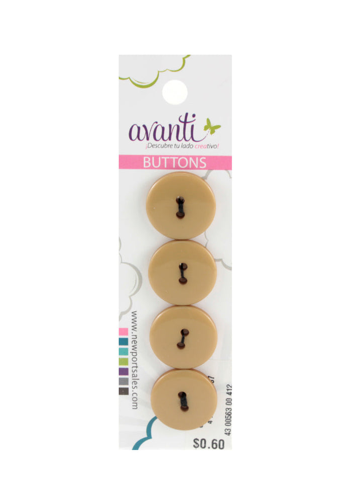 Sewing Buttons – 29L (18.0mm / 0.71 inches) with 2 Holes – Perfect for Dresses, Jackets & Fashion Handbags