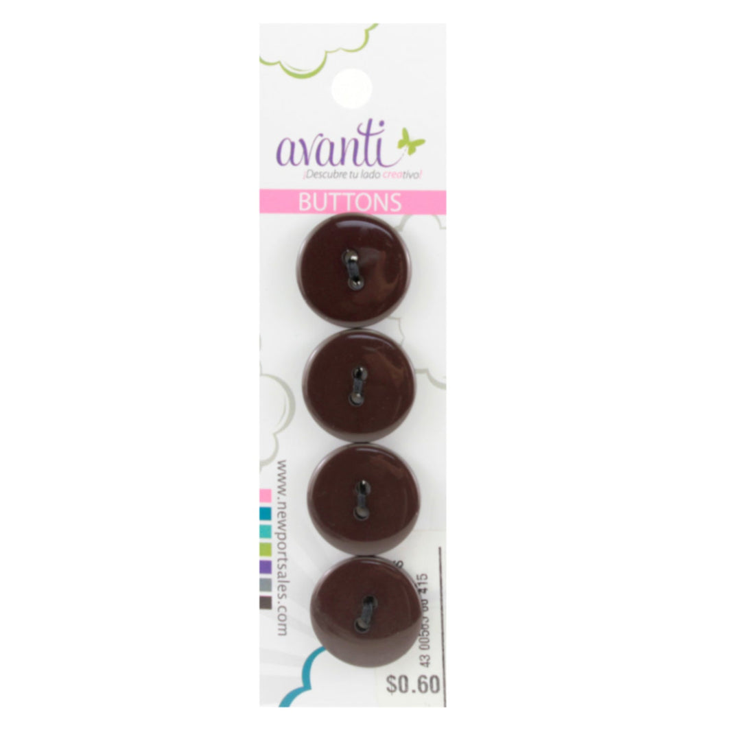 Sewing Buttons – 17L (10.0mm / 0.39 inches) with 2 Holes – Perfect for Cardigans, Blouses & Children’s Garments