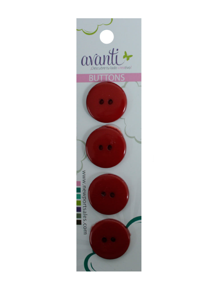 Sewing Buttons – 29L (18.0mm / 0.71 inches) with 2 Holes – Perfect for Dresses, Jackets & Fashion Handbags
