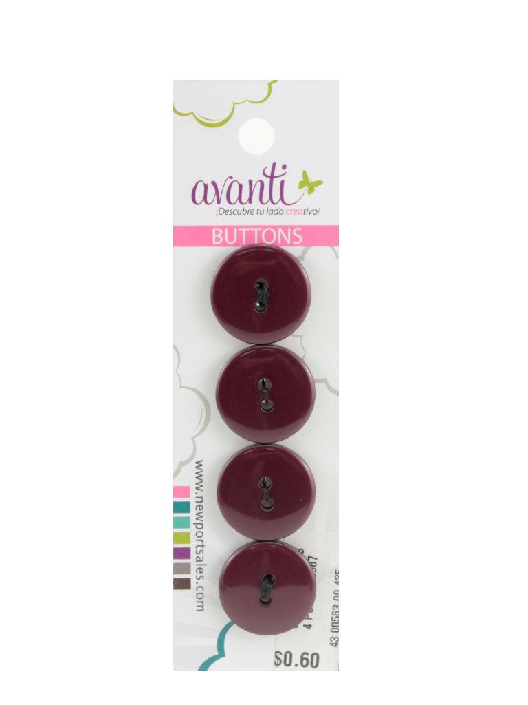 Sewing Buttons – 29L (18.0mm / 0.71 inches) with 2 Holes – Perfect for Dresses, Jackets & Fashion Handbags