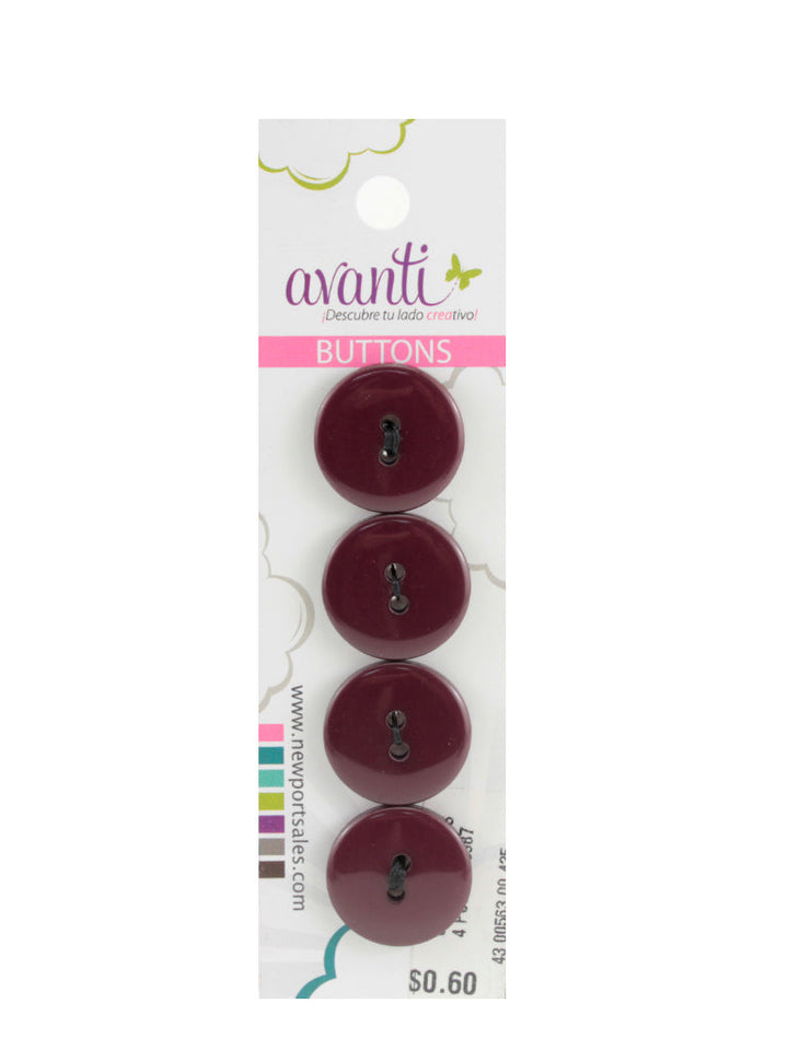 Sewing Buttons – 29L (18.0mm / 0.71 inches) with 2 Holes – Perfect for Dresses, Jackets & Fashion Handbags