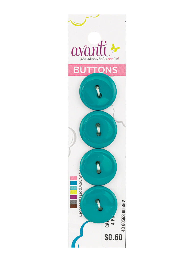 Sewing Buttons – 29L (18.0mm / 0.71 inches) with 2 Holes – Perfect for Dresses, Jackets & Fashion Handbags