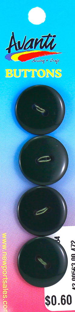 Sewing Buttons – 29L (18.0mm / 0.71 inches) with 2 Holes – Perfect for Dresses, Jackets & Fashion Handbags, 12-Pack