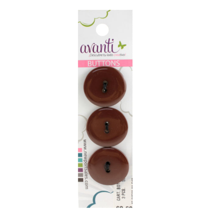 Sewing Buttons – 36L (23mm / 0.9 inches) with 2 Holes – Perfect for Coats, Sweaters & Upholstery Projects, 12-Pack