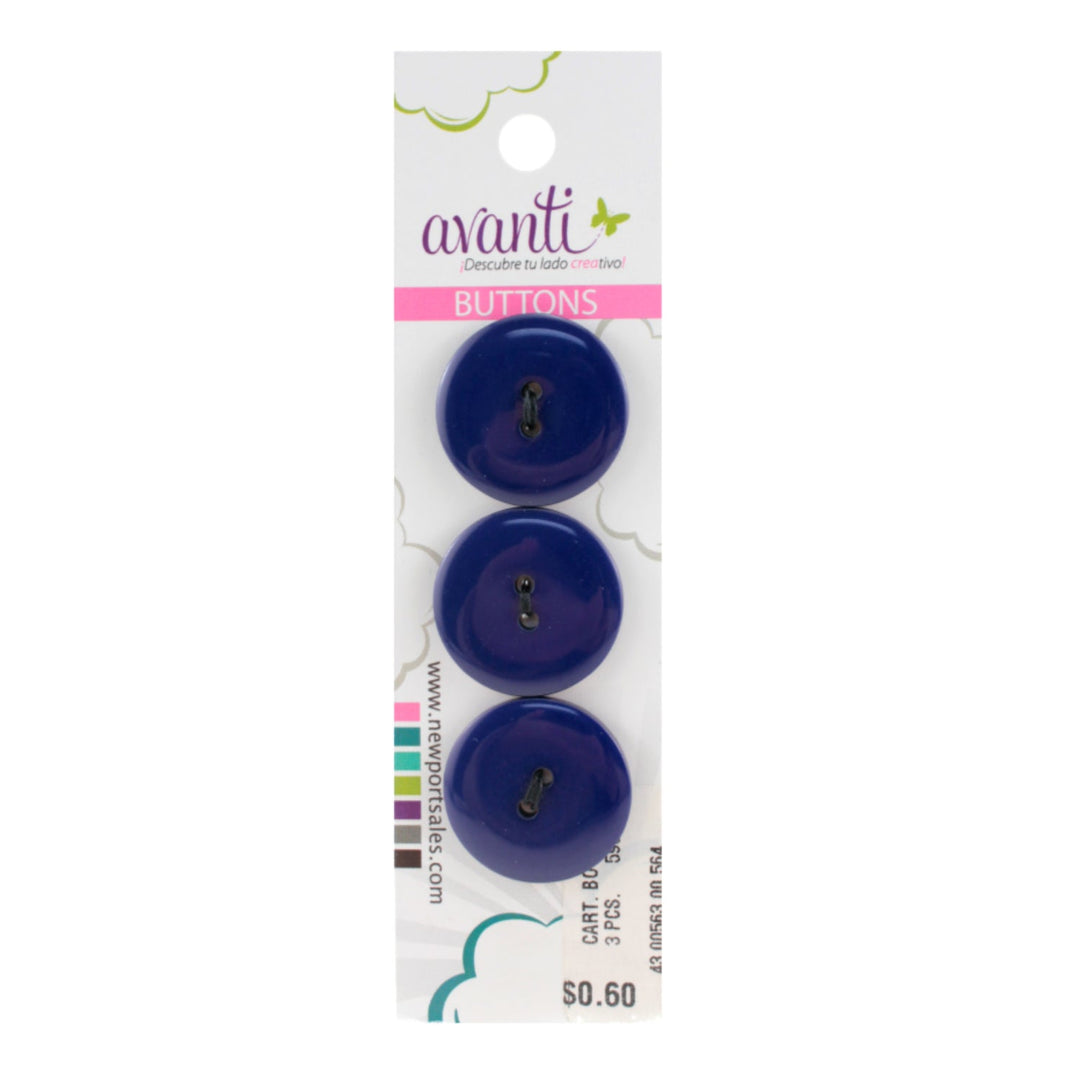 Sewing Buttons – 36L (23mm / 0.9 inches) with 2 Holes – Perfect for Coats, Sweaters & Upholstery Projects