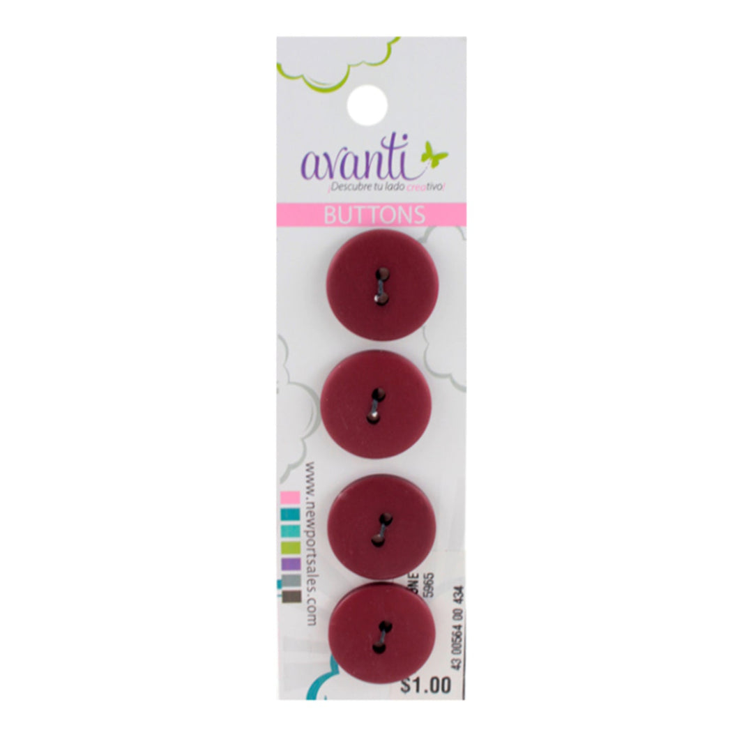 Sewing Buttons – 29L (18mm / 0.71 inches) with 2 Holes – Perfect for Dresses, Jackets & Fashion Handbags, 12-Pack