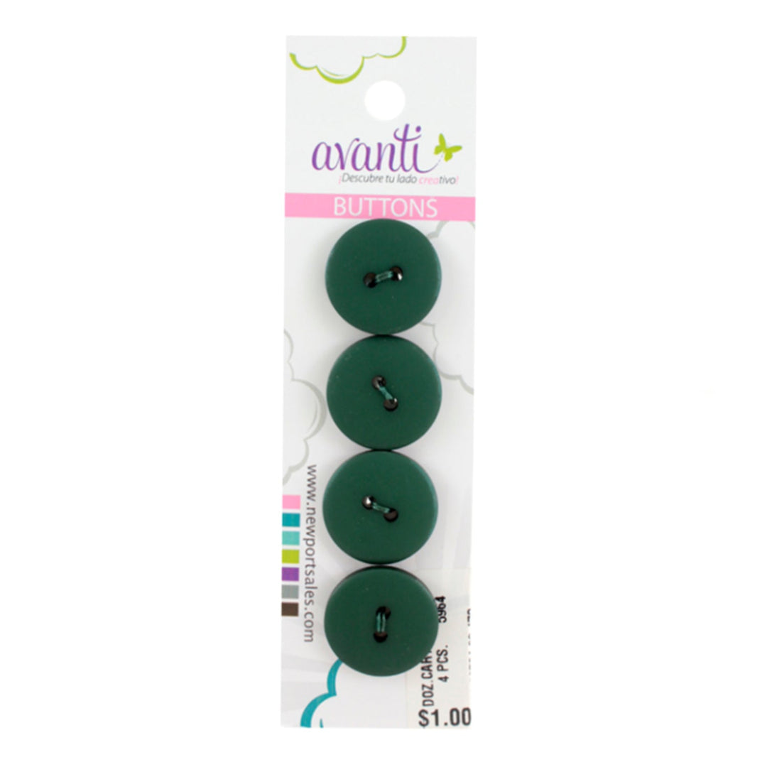 Sewing Buttons – 29L (18mm / 0.71 inches) with 2 Holes – Perfect for Dresses, Jackets & Fashion Handbags, 12-Pack