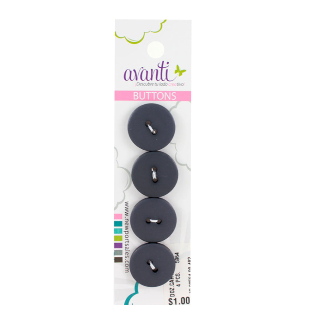 Sewing Buttons – 29L (18mm / 0.71 inches) with 2 Holes – Perfect for Dresses, Jackets & Fashion Handbags, 12-Pack