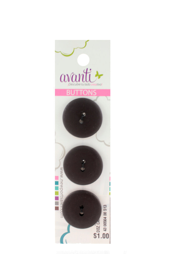 Sewing Buttons – 36L (23mm / 0.9 inches) with 2 Holes – Perfect for Coats, Blazers & Upholstery Projects, 12-Pack