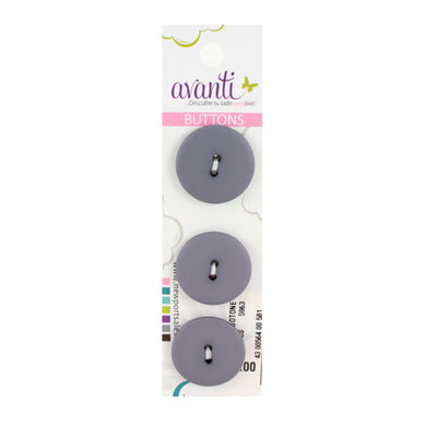 Plastic Circular Buttons, Sew-through, 36mm, 2 Holes, Variety of Colors