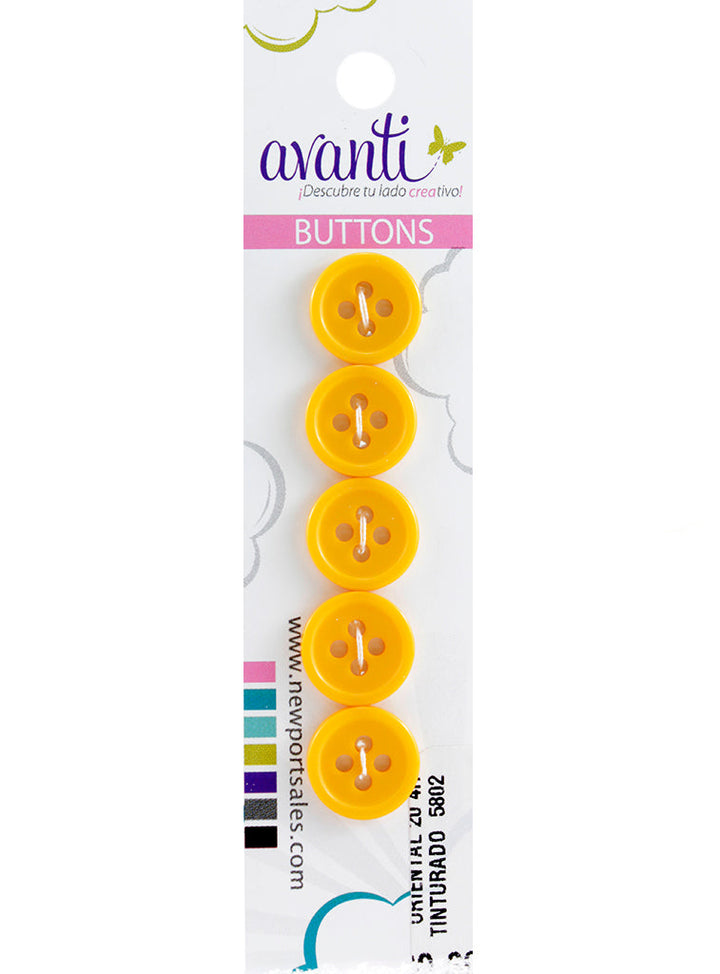 Sewing Buttons – 20L (11.5mm / 0.45 inches) with 4 Holes – Perfect for Jackets, Sweaters & Accessories