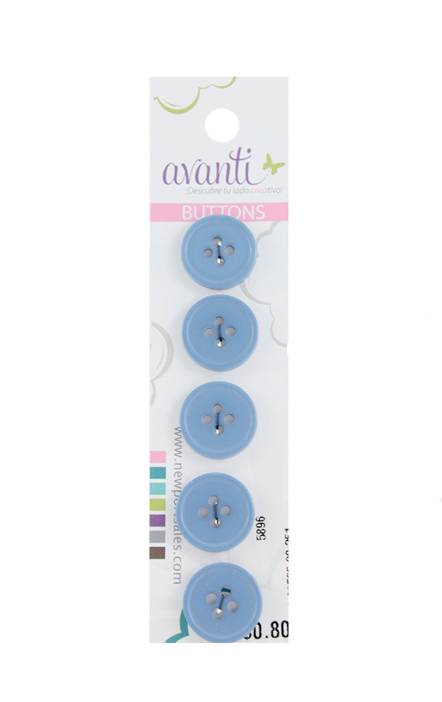 Sewing Buttons – 24L (15mm / 0.6 inches) with 4 Holes – Perfect for Shirts, Sweaters & Children’s Clothing