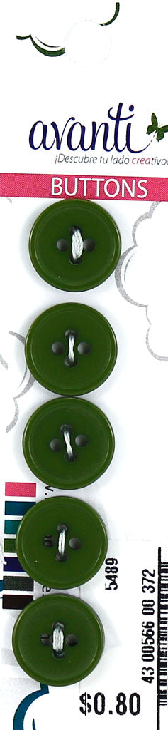 Sewing Buttons – 24L (15mm / 0.6 inches) with 4 Holes – Perfect for Shirts, Sweaters & Children’s Clothing