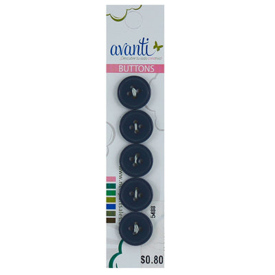 Plastic Circular Buttons, Sew-through, 24mm, 4 Holes, Variety of Colors, 12-Pack