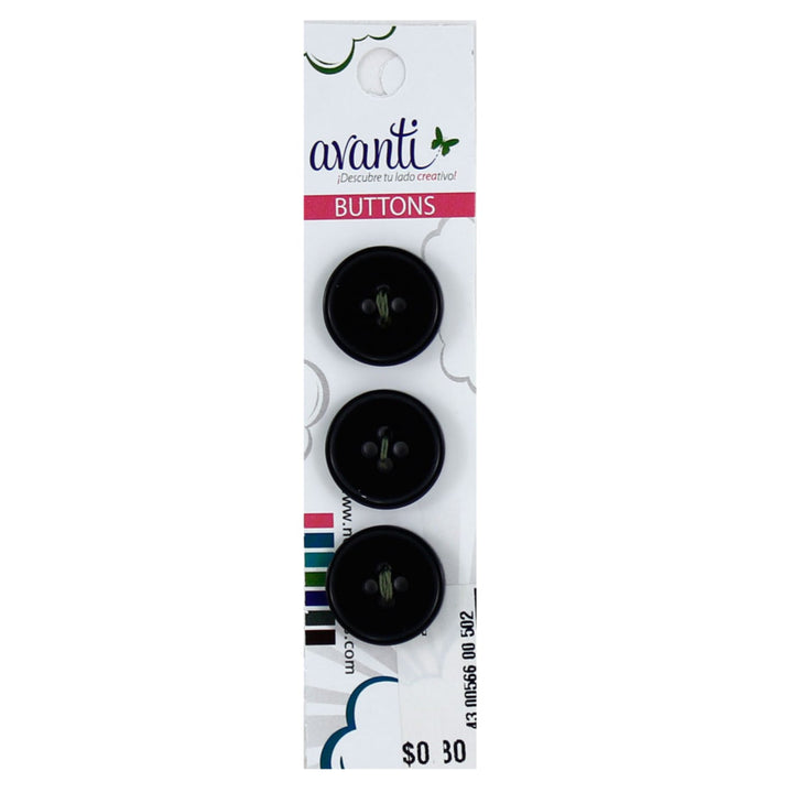 Sewing Buttons – 29L (18.0mm / 0.71 inches) with 4 Holes – Perfect for Dresses, Jackets & Handbags, 12-Pack
