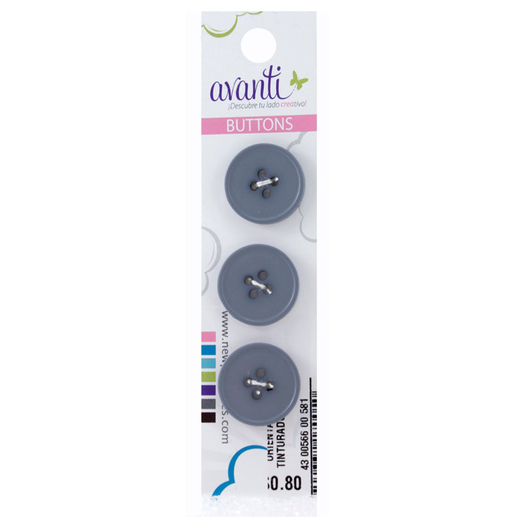 Sewing Buttons – 29L (18.0mm / 0.71 inches) with 4 Holes – Perfect for Dresses, Jackets & Handbags, 12-Pack