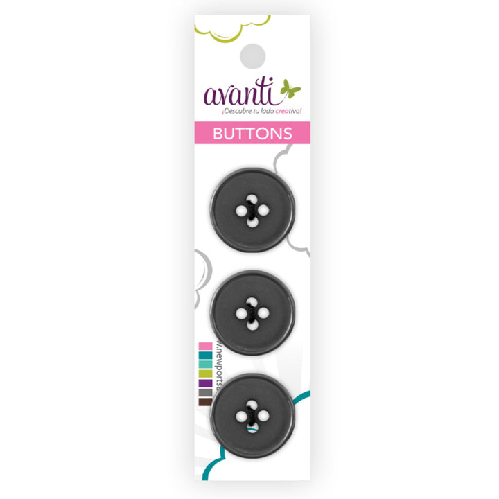 Sewing Buttons – 29L (18.0mm / 0.71 inches) with 4 Holes – Perfect for Dresses, Jackets & Handbags
