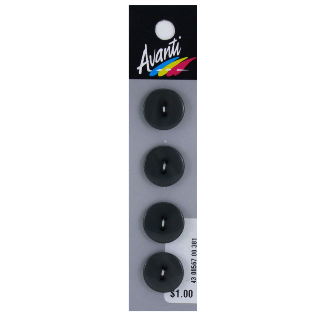 Sewing Buttons – 24L (15mm / 0.6 inches) with 4 Holes – Perfect for Shirts, Cardigans & Kids' Clothing