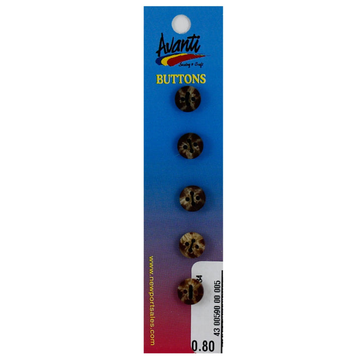 Sewing Buttons – 14L (8.5mm / 0.33 inches) with 4 Holes – Perfect for Baby Clothes, Dresses & Accessories