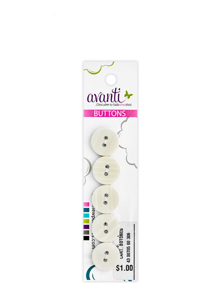 sewing buttons – 23L (13.0mm / 0.51 inches) with 2 Holes – Perfect for Coats, Jackets & Accessoriess, 12-Pack