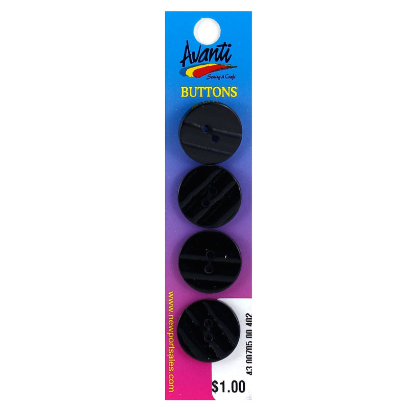 Plastic Circular Buttons, Sew-through, 30mm, 2 Holes, Variety of Colors