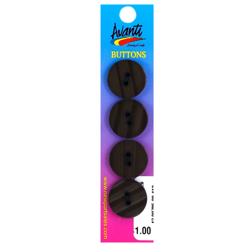 Plastic Circular Buttons, Sew-through, 30mm, 2 Holes, Variety of Colors