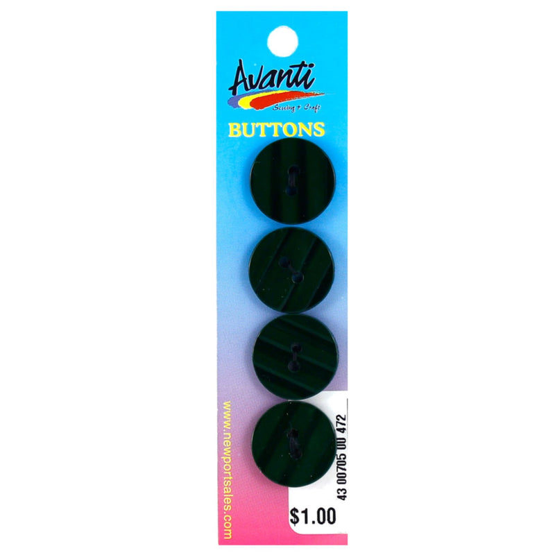 Plastic Circular Buttons, Sew-through, 30mm, 2 Holes, Variety of Colors