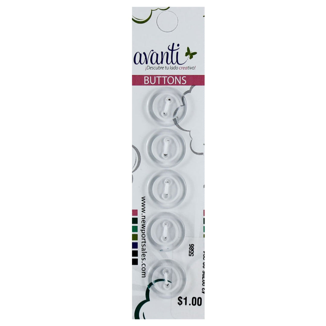 Sewing Buttons – 23L (13.0mm / 0.51 inches) with 2 Holes – Perfect for Coats, Jackets & Accessories, 12-Pack