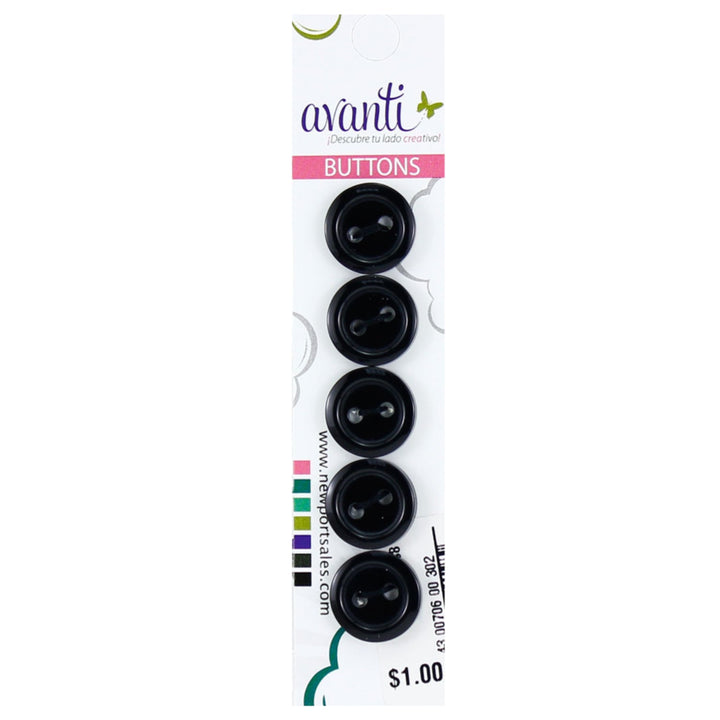 Sewing Buttons – 23L (13.0mm / 0.51 inches) with 2 Holes – Perfect for Coats, Jackets & Accessories, 12-Pack
