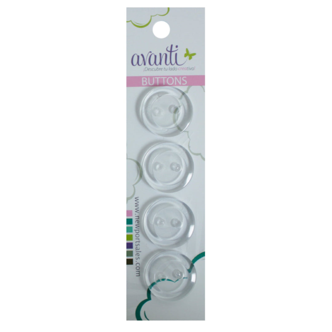 Sewing Buttons – 29L (18.0mm / 0.71 inches) with 2 Holes – Perfect for Blouses, Jackets & Handbags