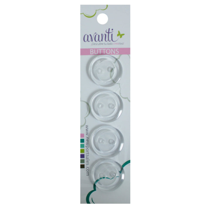 Sewing Buttons – 29L (18.0mm / 0.71 inches) with 2 Holes – Perfect for Blouses, Jackets & Handbags