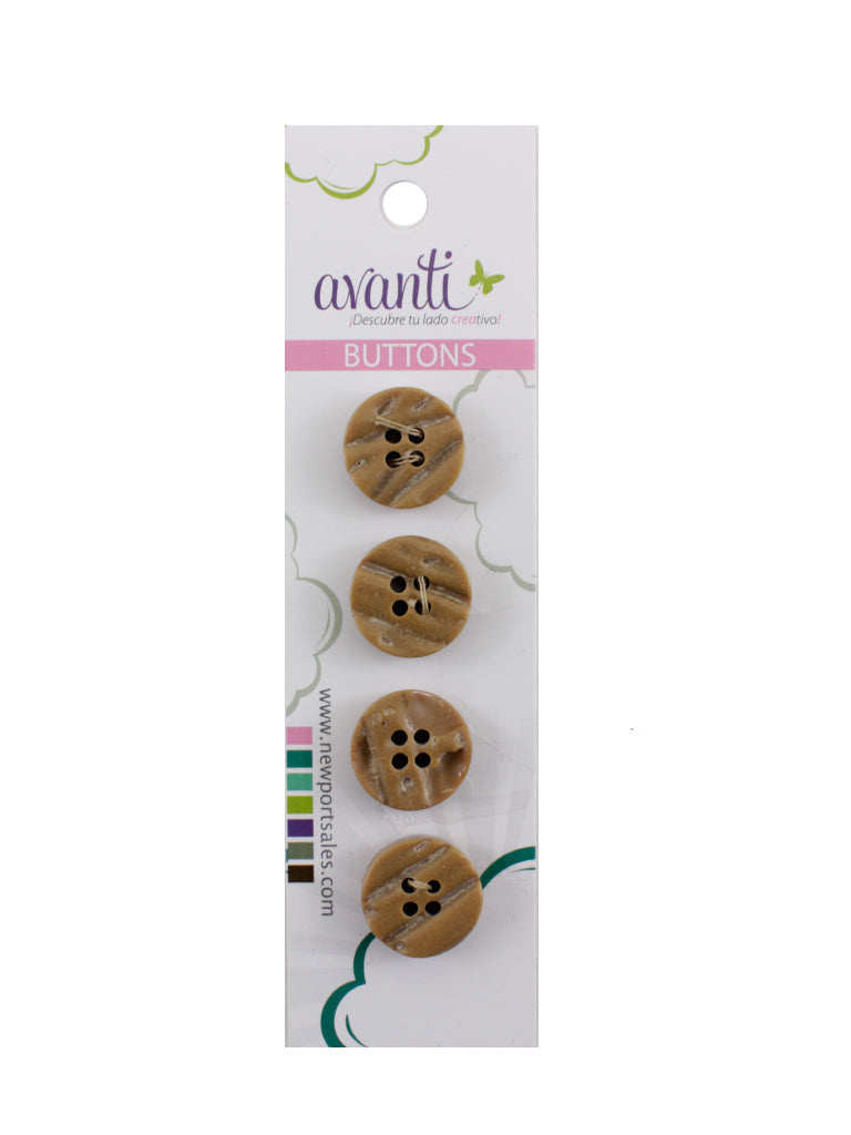 Sewing Buttons – 24L (15mm / 0.6 inches) with 4 Holes – Perfect for Shirts, Cardigans & Children’s Clothing