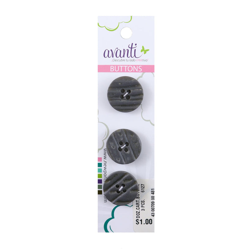 Plastic Circular Buttons, Sew-through, 4 holes, Color Variety, 30mm