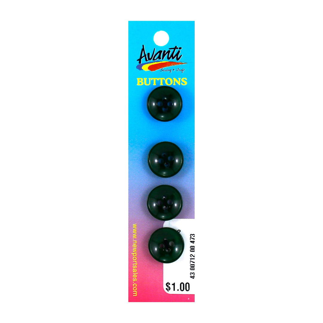 Sewing Buttons – 24L (15mm / 0.6 inches) with 4 Holes – Perfect for Shirts, Cardigans & Children’s Clothing, 12-Pack