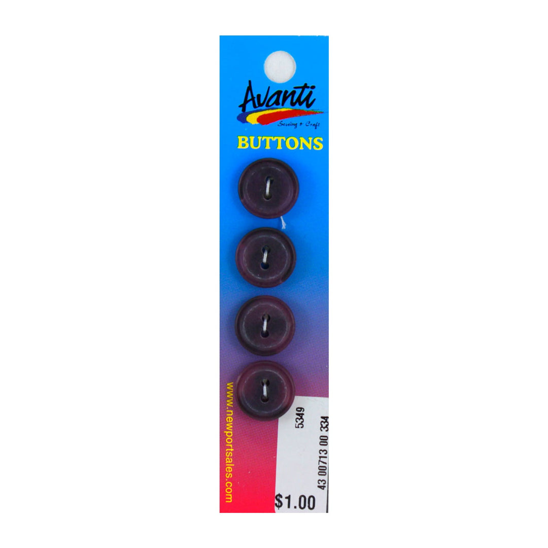 Sewing Buttons – 24L (15mm / 0.6 inches) with 2 Holes – Perfect for Shirts, Cardigans & Children’s Clothing, 12-Pack