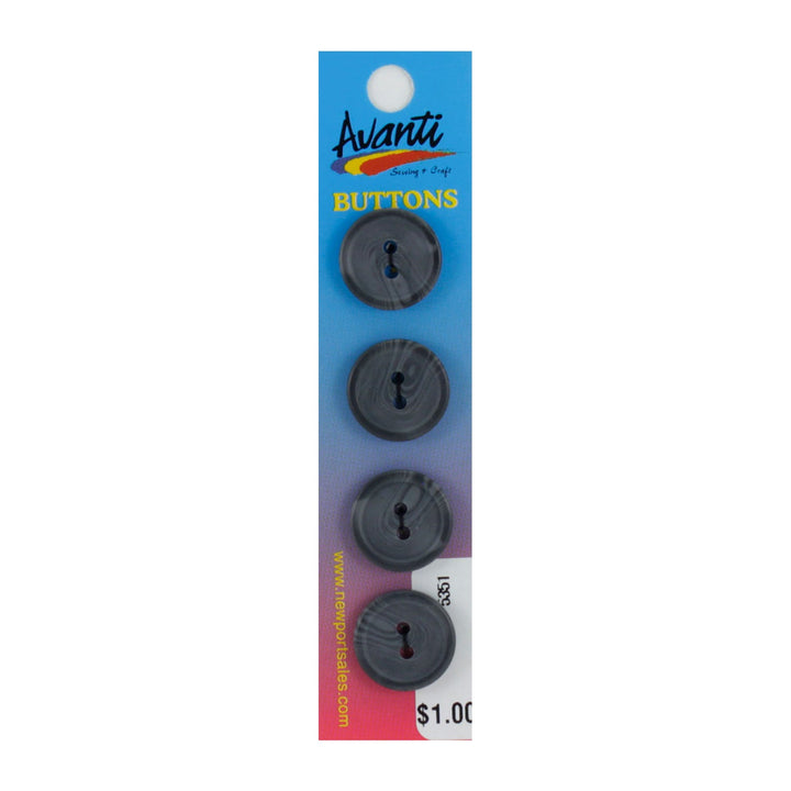 Sewing Buttons – 28L (17mm / 0.67 inches) with 2 Holes – Perfect for Suits, Cardigans & Handbags