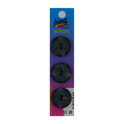 Plastic Circular Buttons, Sew-through, 23mm, 2 Holes, Color Variety, 12-Pack