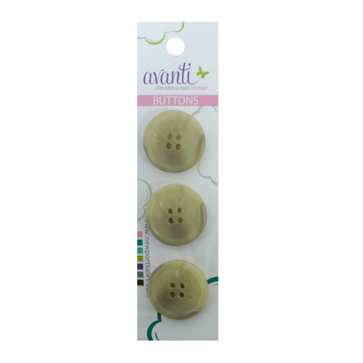 Sewing Buttons – 36L (23mm / 0.9 inches) with 4 Holes – Perfect for Heavy Coats, Blazers & Upholstery Projects, 12-Pack