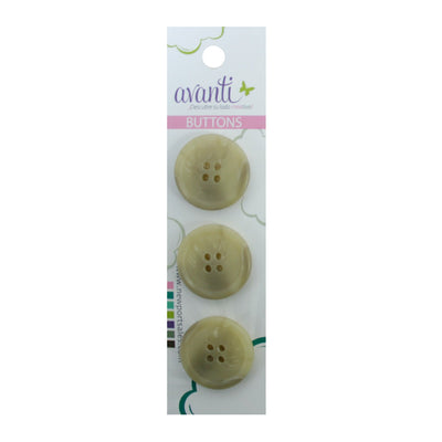 Plastic Circular Buttons, Sew-through, 4 holes, 23mm, Color Variety, 12-Pack