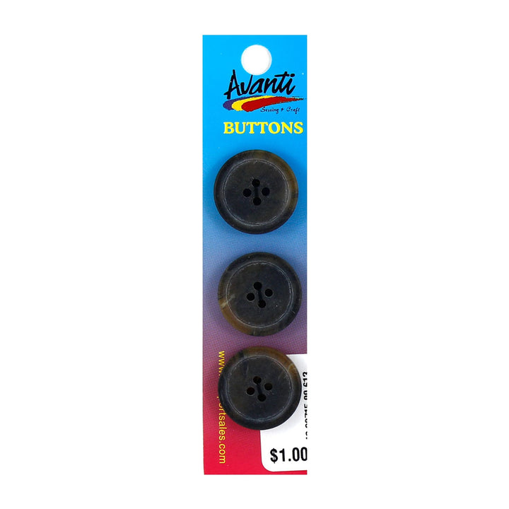 Sewing Buttons – 36L (23mm / 0.9 inches) with 4 Holes – Perfect for Heavy Coats, Blazers & Upholstery Projects, 12-Pack