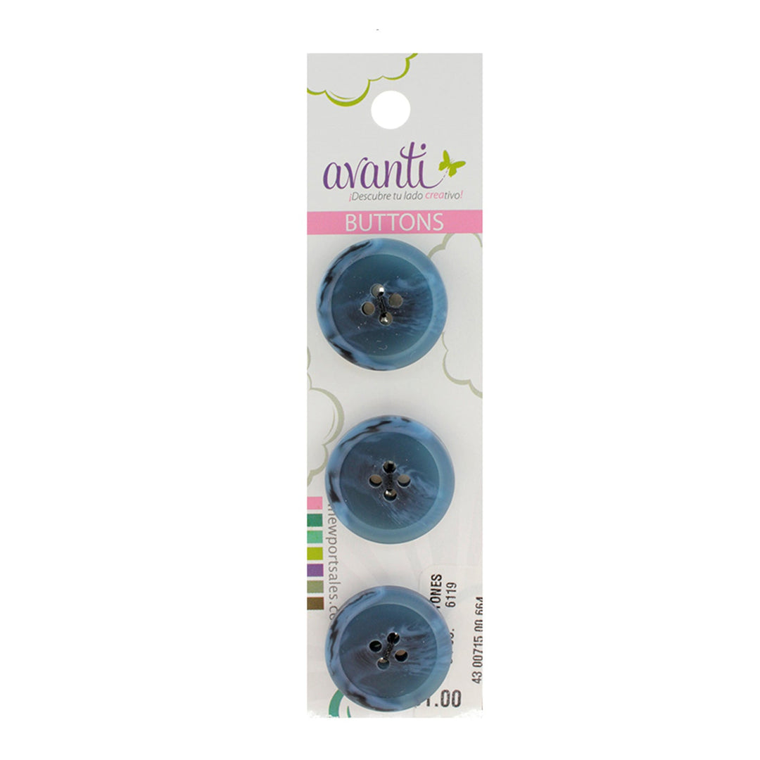 Sewing Buttons – 36L (23mm / 0.9 inches) with 4 Holes – Perfect for Heavy Coats, Blazers & Upholstery Projects, 12-Pack