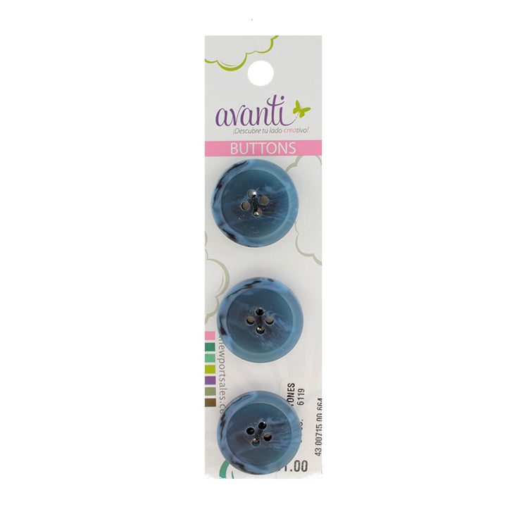 Sewing Buttons – 36L (23mm / 0.9 inches) with 4 Holes – Perfect for Heavy Coats, Blazers & Upholstery Projects, 12-Pack