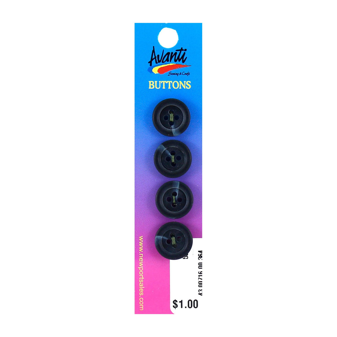 Sewing Buttons – 24L (15mm / 0.6 inches) with 4 Holes – Perfect for Shirts, Sweaters &amp; Children’s Clothing