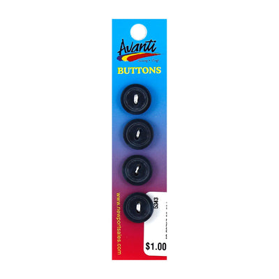 Plastic Circular Buttons, Sew-through, 16mm, 2 Holes, Color Variety, 12-Pack