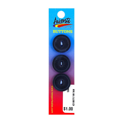 Plastic Circular Buttons, Sew-through, 20mm, 2 holes, Color Variety, 12-Pack