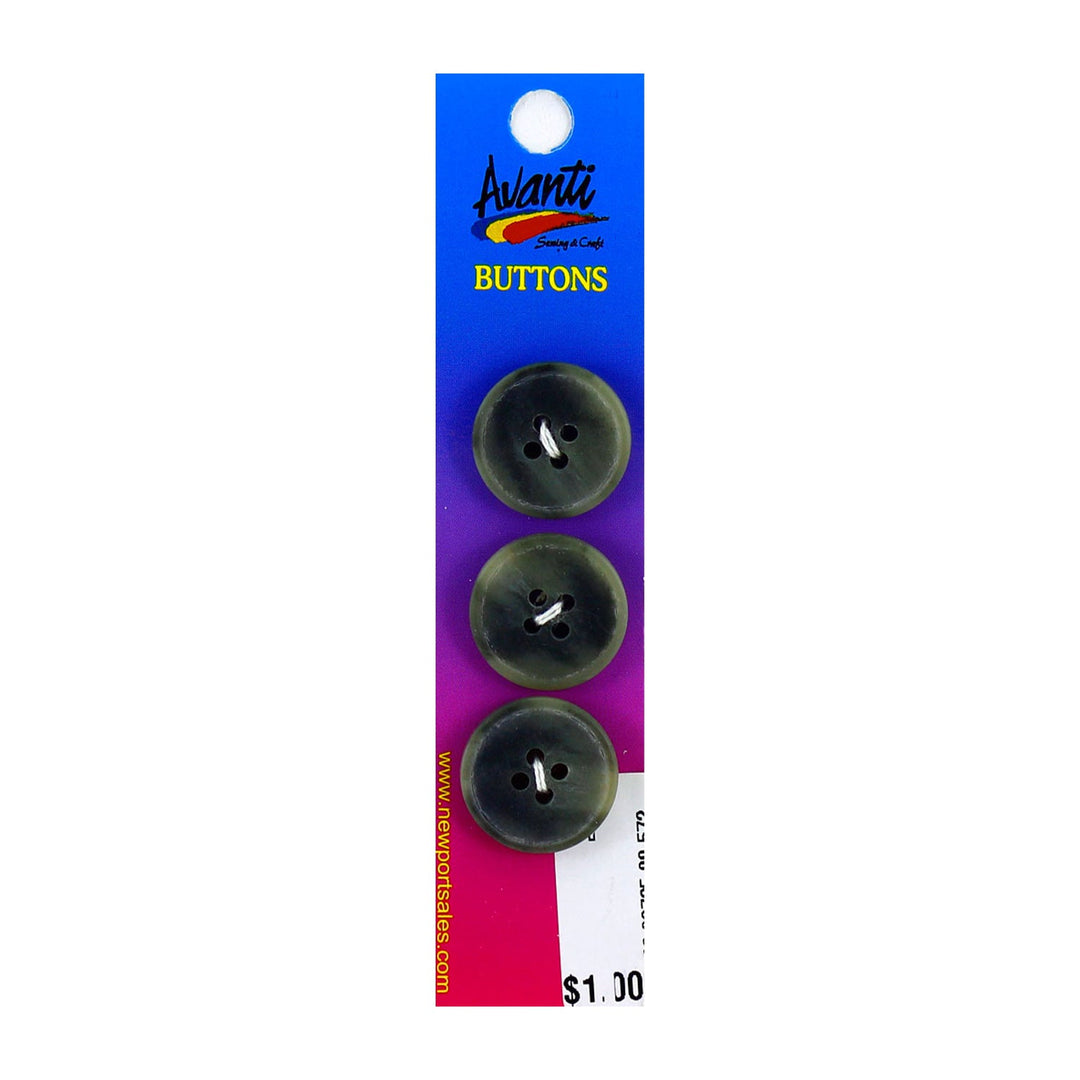 Sewing Buttons – 32L (20mm / 0.79 inches) with 4 Holes – Perfect for Coats, Blazers & Home Decor, 12-Pack