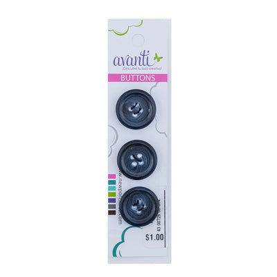 Plastic Circular Buttons, Sew-through, 20mm, 4 holes, Color Variety